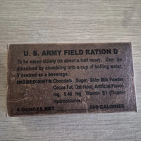 Lot de 12 rations type d us ww2