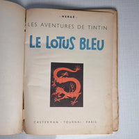 Livre Le Lotus Bleu Tintin