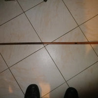 Canne ancienne pommeau or 18k poinçon tête d'aigle