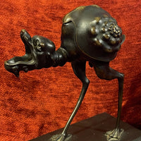 Lampe à huile en bronze