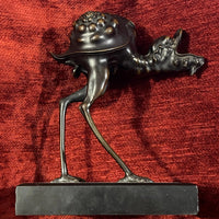 Lampe à huile en bronze
