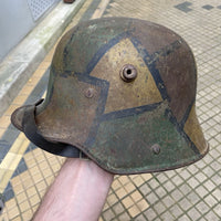 Casque allemand mod.16 camouflé tortue