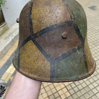 Casque allemand mod.16 camouflé tortue