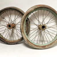 Paire de roues avion aéroplane caudron frères
