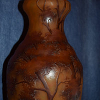 Vase Daum pièce d'exception de la manufacture lorraine