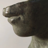 Sculpture en bronze d’asclépios