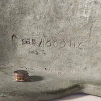 Sculpture en bronze d’asclépios
