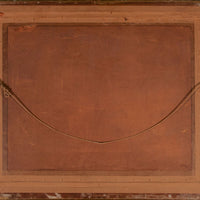 Tableau ancien Aquarelle sur parchemin du XIXe siècle