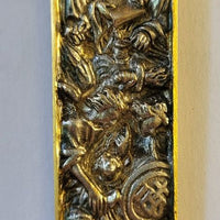 Croix baroque en relief tridimensionnelle du XVIIe/XVIIIe siècle