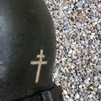 Ancien casque complet armée de libération