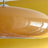 Lampe suspension OVNI emblématique de l'ère spatiale Harvey Guzzini des années 1970