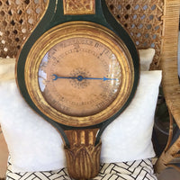 Ancien baromètre-thermomètre style Louis XVI