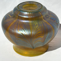 Vase vintage bohème irisé