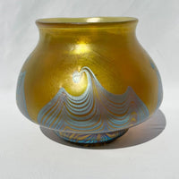 Vase vintage bohème irisé