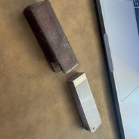 Briquet en argent minerve et tête de sanglier ancien à Système