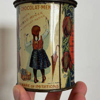 Boite publicitaire chocolat menier