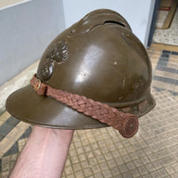 Casque adrian modèle 15 d'origine moutarde