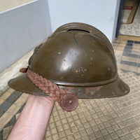Casque adrian modèle 15 d'origine moutarde