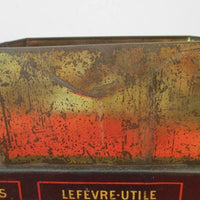 Boîte à biscuit vintage lefebvre