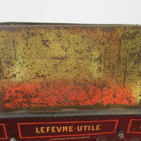 Boîte à biscuit vintage lefebvre