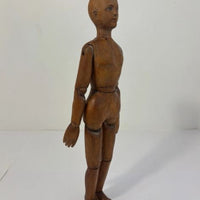 Mannequin ancien d'artiste articulé en bois