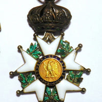 Médaille militaire sainte hélène empire napoléon argent or