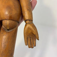 Mannequin ancien d'artiste articulé en bois