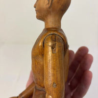 Mannequin ancien d'artiste articulé en bois