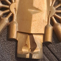 Ancienne plaque bronze publicitaire vins nicolas