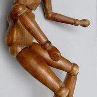 Mannequin d'artiste en bois féminin
