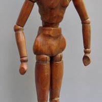 Mannequin d'artiste en bois féminin