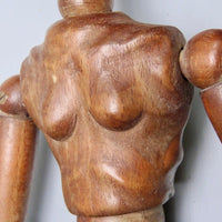 Mannequin d'artiste en bois féminin