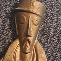 Ancienne plaque bronze publicitaire vins nicolas