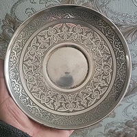 Tasse et sous tasse en argent massif