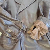Manteau en cuir trench-coat militaire allemand