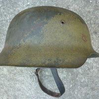 Casque allemand M42 authentique en camouflage deux tons