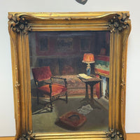 Toile ancienne nature morte authentique
