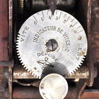 Phonographe à cylindres avec son mécanisme fonctionnel