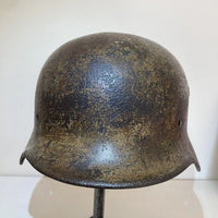 Casque allemand camouflé Normandie