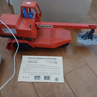 Jouet grue poclain t.y.45 filoguidée