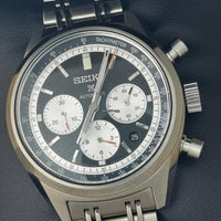 Montre chronographe exceptionnelle Seiko Prospex SRQ049 Panda en édition limitée