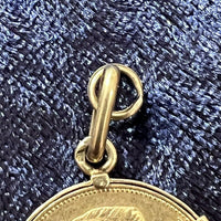 Pièce napoléon III en or montée