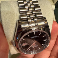 Montre Rolex Datejust 36 mm réf. 116200, cadran noir