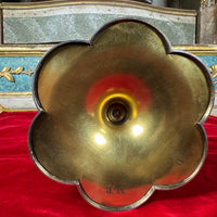 Calice en vermeil ciselé orné de cabochons de pierres de couleur - XIXe