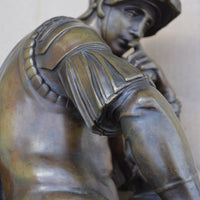 Sculpture en bronze barbedienne