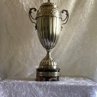 RARE GRANDE COUPE TROPHÉE ANCIENNE ARGENT MASSIF