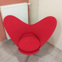 Fauteuil Vitra Heart Cone Chair du designer Verner Panton (1958)