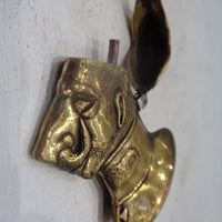 Briquet artisanat de tranchée représentant le kaiser en caricature