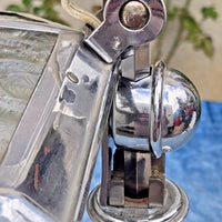 Belle lampe de bureau ancienne chromée pirouett