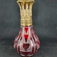 Ancienne lampe berger en cristal de Saint Louis signée